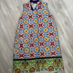 Isle by Melis Kozan Made in Turkey button up dress size small